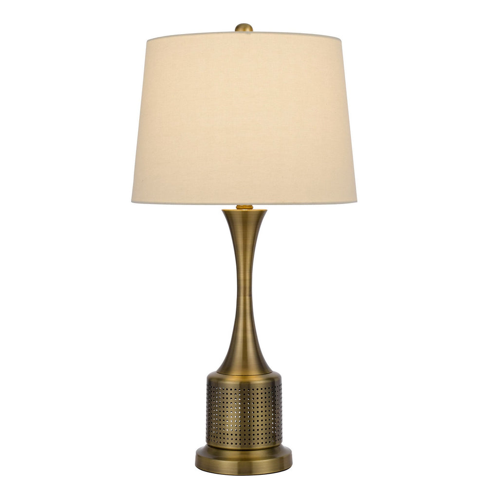 ##Antique Hardware## 100W TOCCOA METAL TABLE LAMP. PRICED AND SOLD AS PAIRS