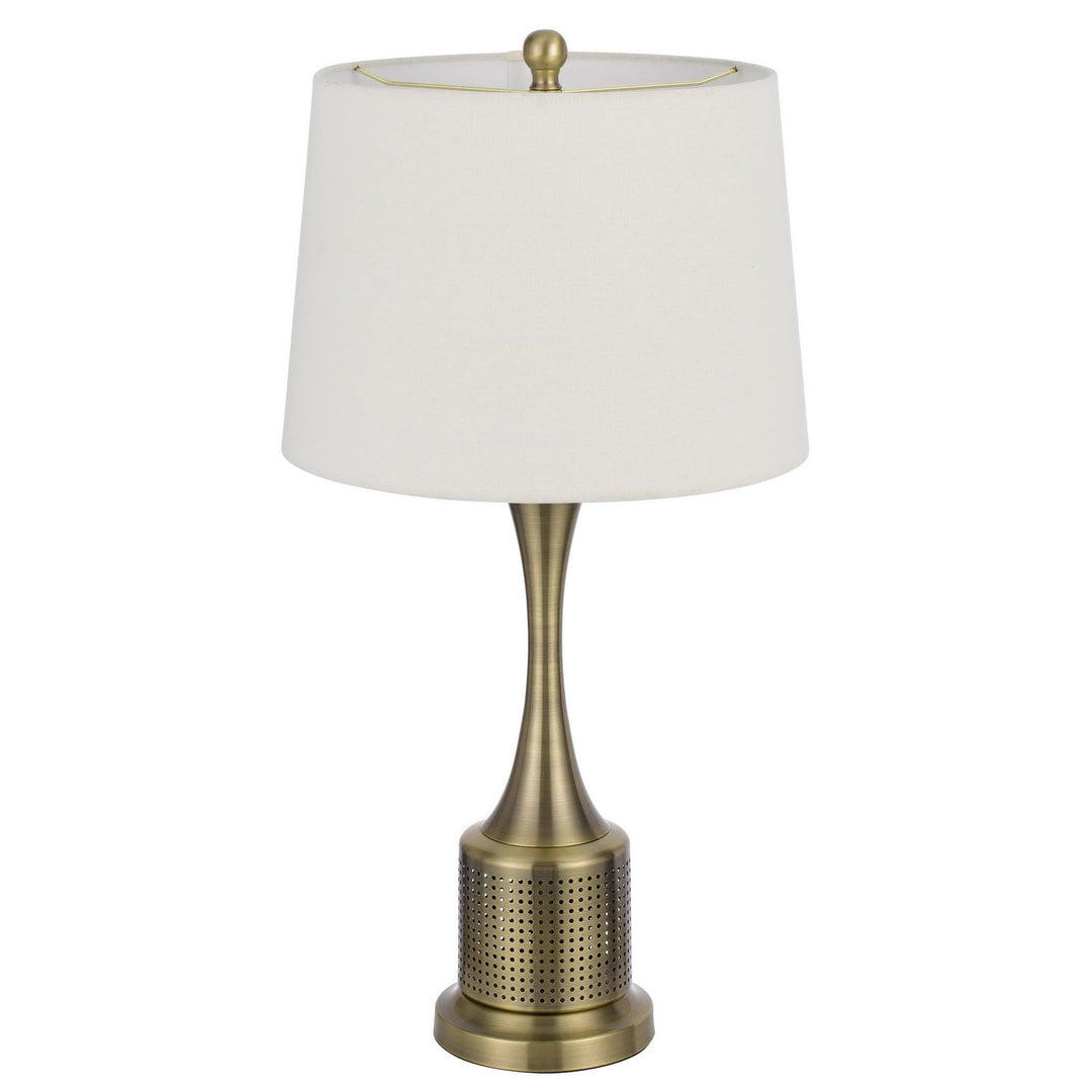 ##Antique Hardware## 100W TOCCOA METAL TABLE LAMP. PRICED AND SOLD AS PAIRS