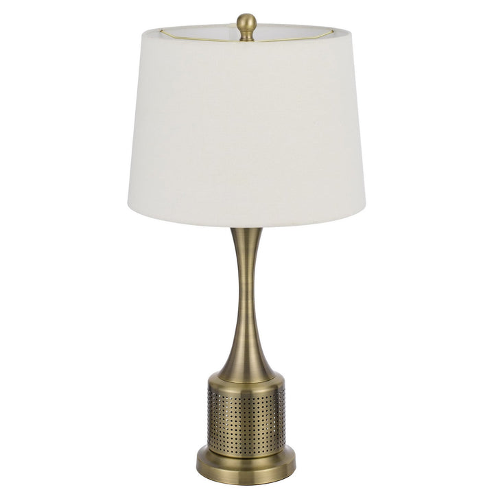 ##Antique Hardware## 100W TOCCOA METAL TABLE LAMP. PRICED AND SOLD AS PAIRS