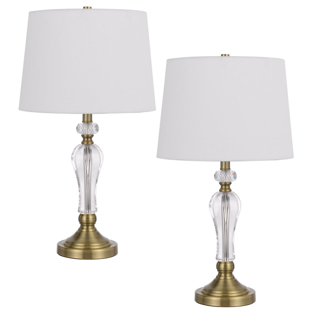 Antique Hardware 100W EASTHAM CRYSTAL TABLE LAMP - SOLD AND PRICED AS A PAIR Table Lamp