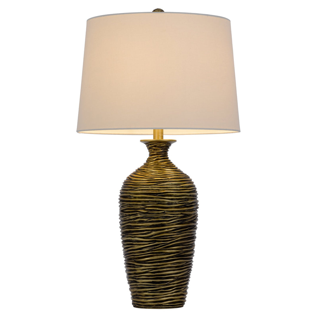 Antique Hardware 100W ASHLAND METAL TABLE LAMP WITH HARDBACK DRUM FABRIC SHADE (SOLD AS PAIRS) Table Lamp