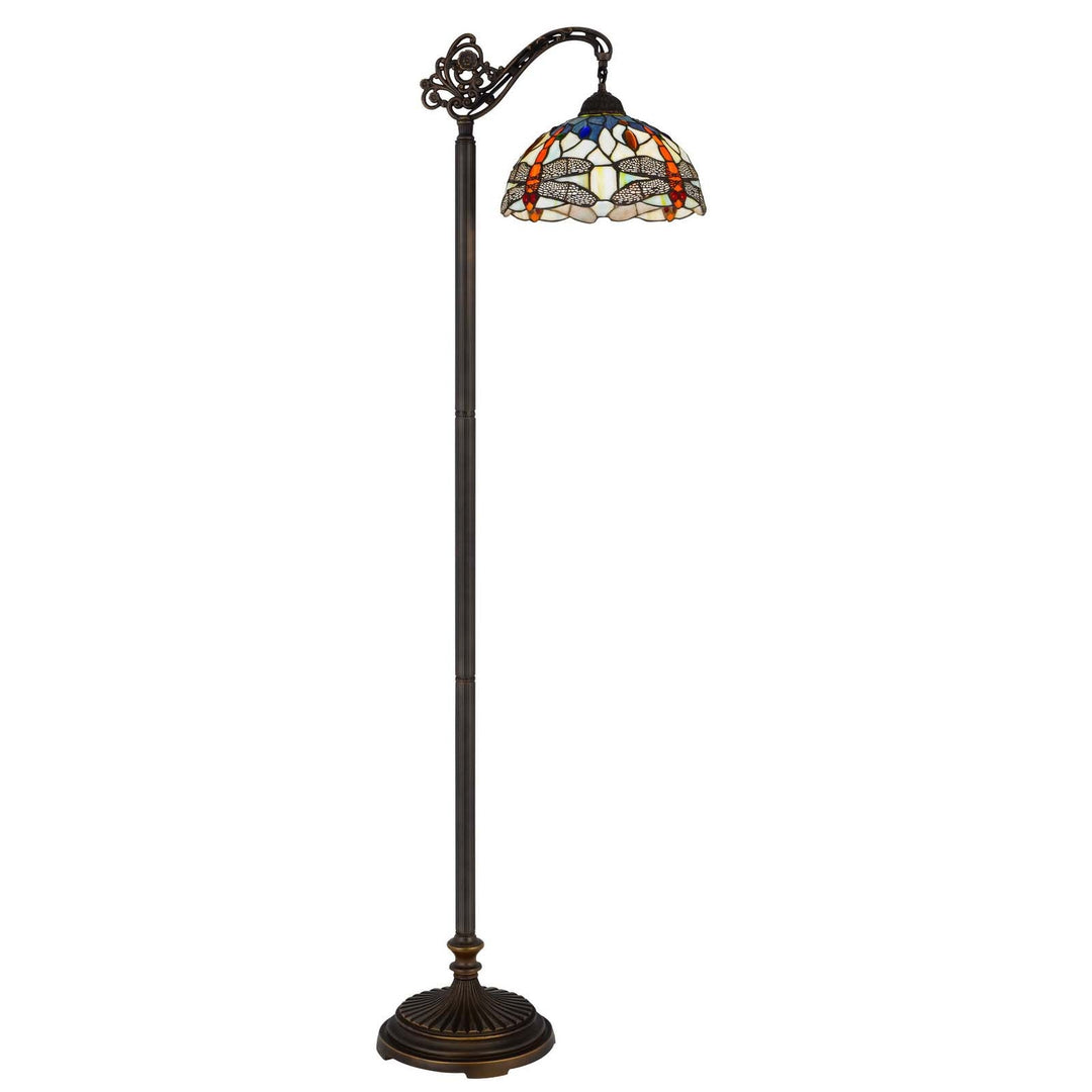 ##Antique Hardware## 60W COLEBRIDGE DOWNBRIDGE TIFFANY FLOOR LAMP