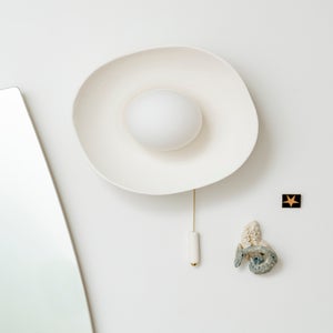 ##Antique Hardware## Bacia Wall Sconce