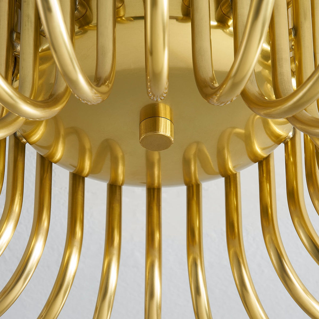 ##Antique Hardware## BARNEY Semi Flush