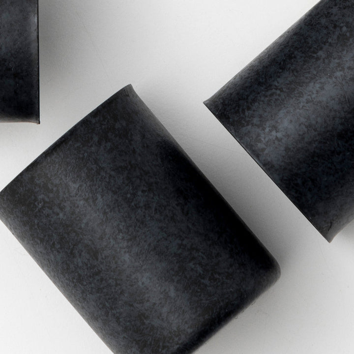 ##Antique Hardware## Brian Patrick Flynn Glacier 3 Light Black Charcoal Outdoor Pendant