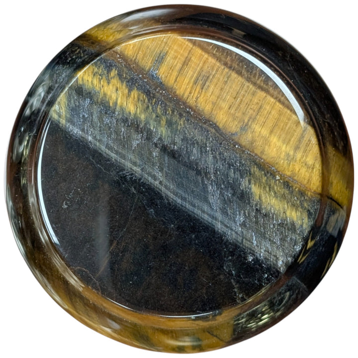 ##Antique Hardware## Magnifique™ Classic Door Set with Blue Tiger Eye Knobs (Several Finishes Available)