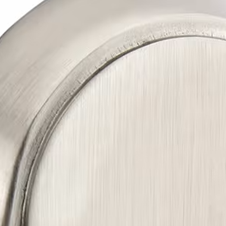 ##Antique Hardware## 3 1/2 Inch Overall (3 Inch c-c) Traditional Square Cup Pull (Brushed Nickel Finish)