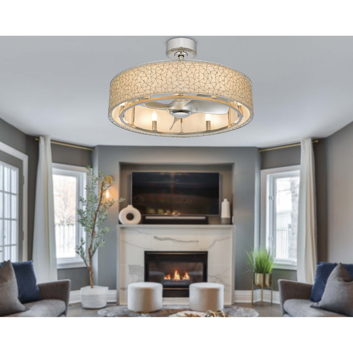 ##Antique Hardware## Ultra Quiet 6 Speed Dimmable Breezy Meadow Ceiling Fan