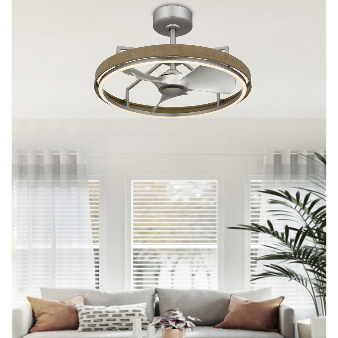 ##Antique Hardware## Ultra Quiet 6 Speed Dimmable Arroyo Ceiling Fan