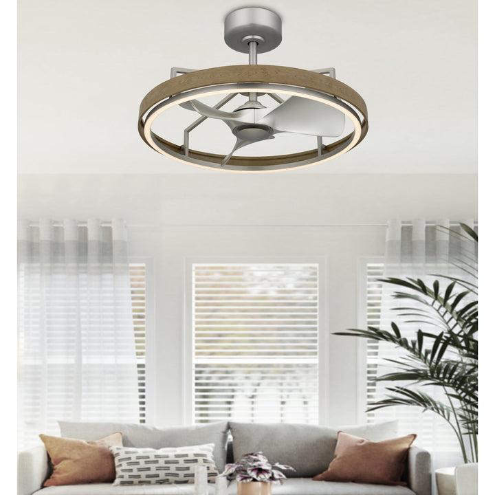 ##Antique Hardware## Ultra Quiet 6 Speed Dimmable Arroyo Ceiling Fan