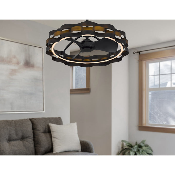 ##Antique Hardware## Ultra Quiet 6 Speed Dimmable Arroyo Ceiling Fan