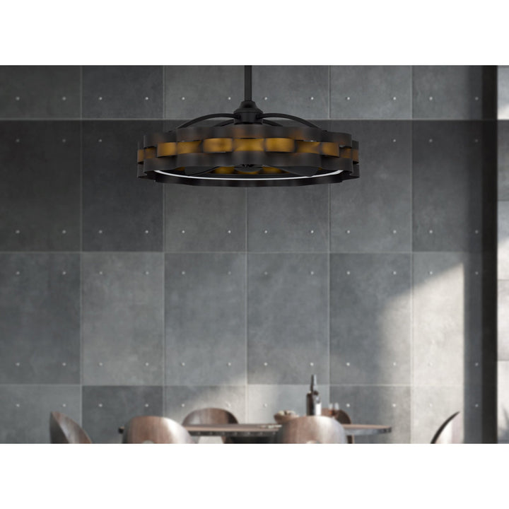 ##Antique Hardware## Ultra Quiet 6 Speed Dimmable Arroyo Ceiling Fan