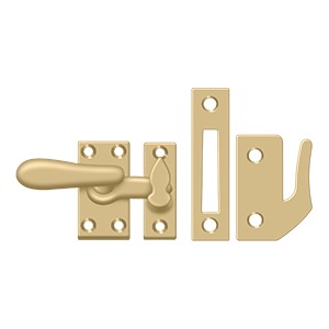 2 1/16 Inch Solid Brass Window Lock Casement Fastener