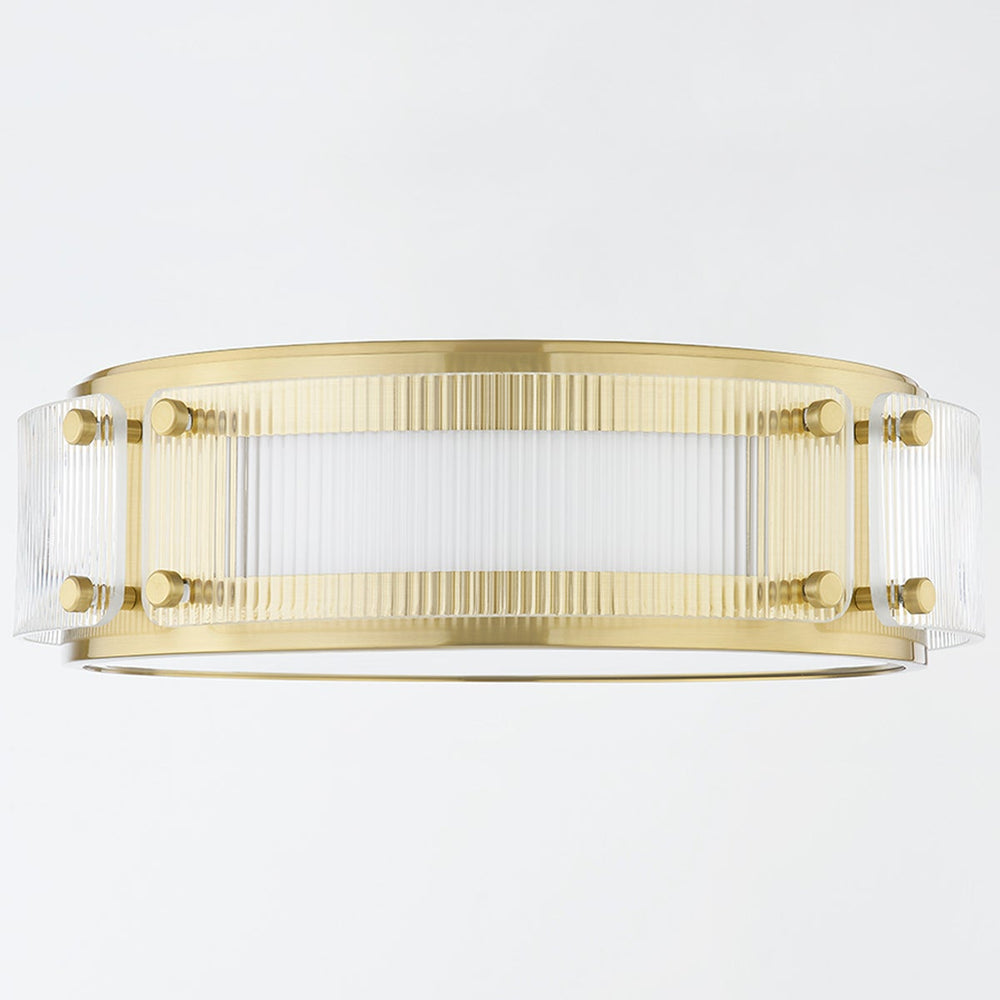 ##Antique Hardware## CLIFFORD Flush Mount