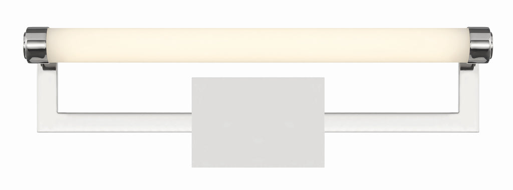 ##Antique Hardware## Clinton Integrated LED Polished Nickel Bathroom Vanity