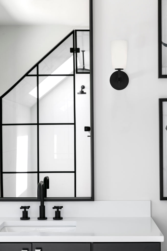 ##Antique Hardware## Colton 1 Light Black Bathroom Vanity