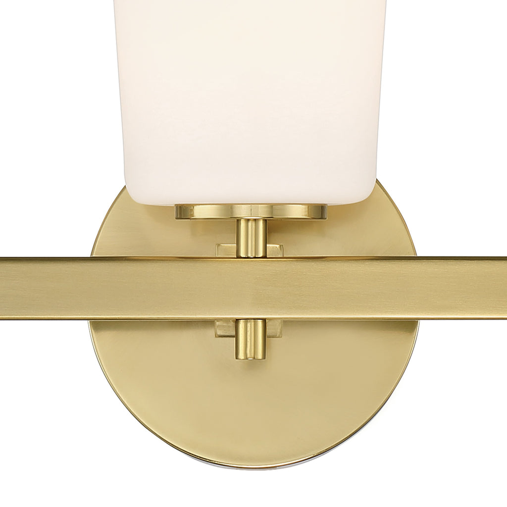 ##Antique Hardware## Colton 3 Light Aged Brass Bathroom Vanity