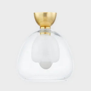 ##Antique Hardware## Cortney Semi Flush