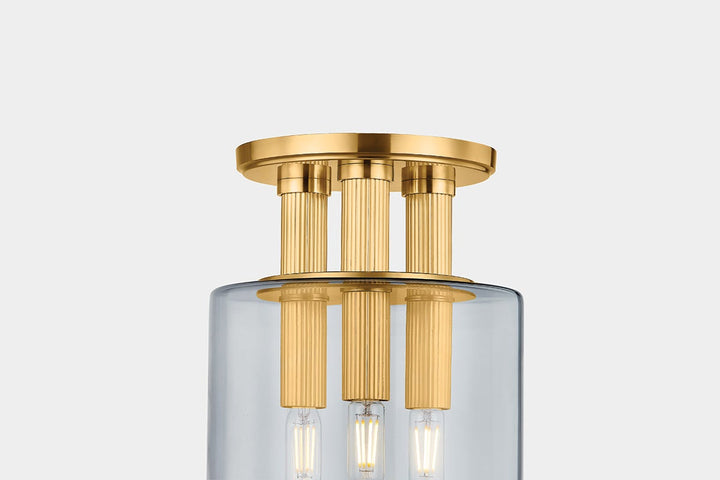 ##Antique Hardware## CRYSTLER FLUSH MOUNT