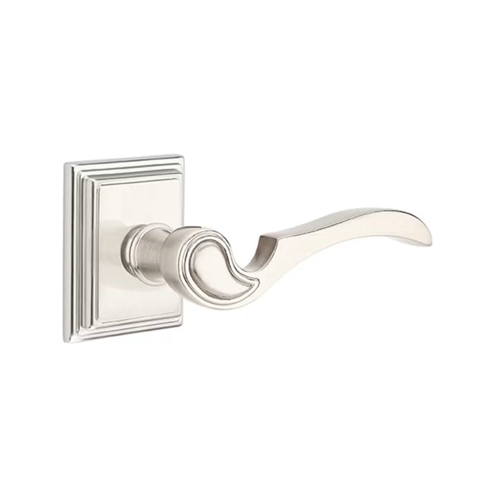 Emtek Solid Brass Coventry Lever With Wilshire Rosette (Several Finishes Available)