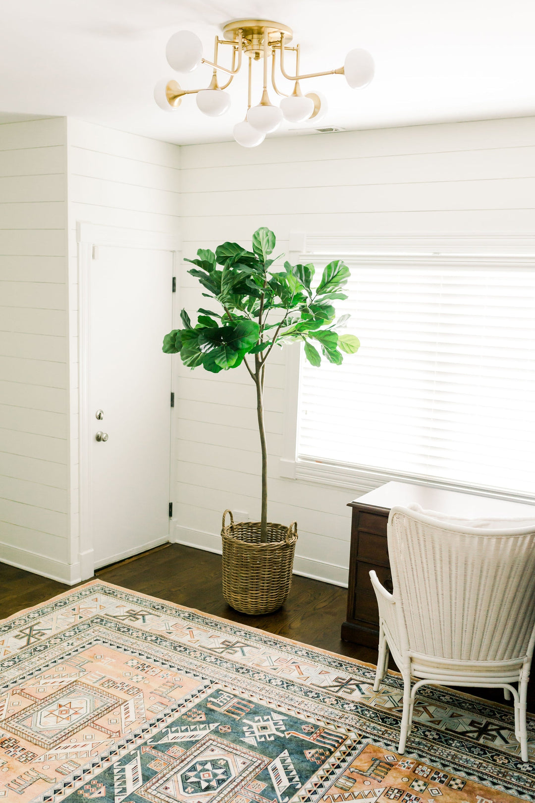 ##Antique Hardware## Fleming Semi Flush