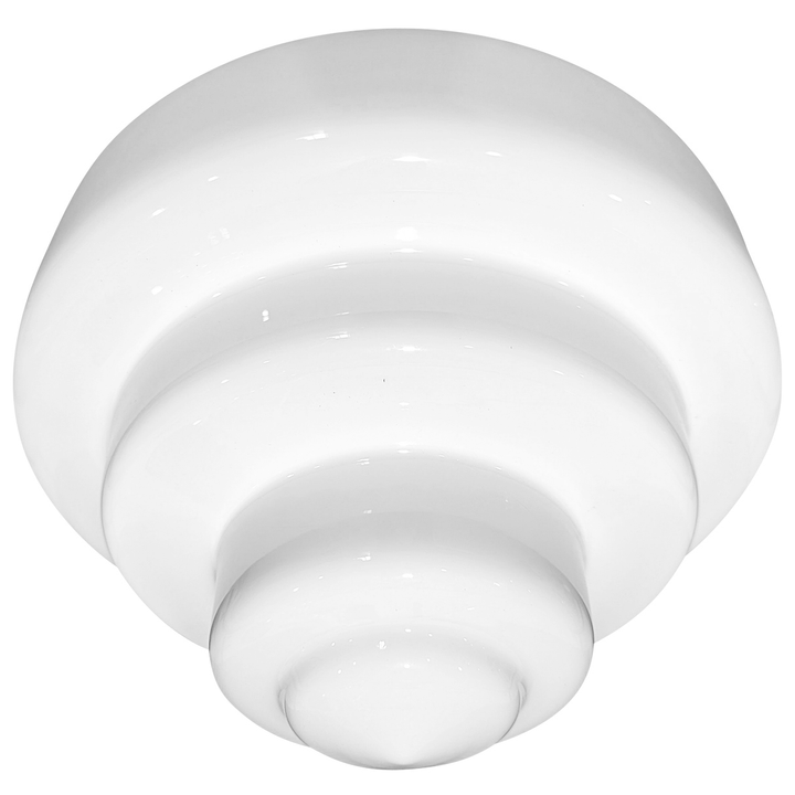 Antique Hardware 15 1/2 Inch Manhattan Skyscraper Nouveau Style Semi-Flush Mount Light (Satin Brass Finish) 