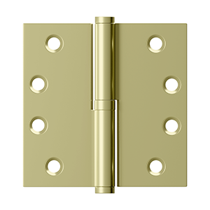 4 Inch x 4 Inch Solid Brass Lift-Off Hinge (Several Finishes Available)