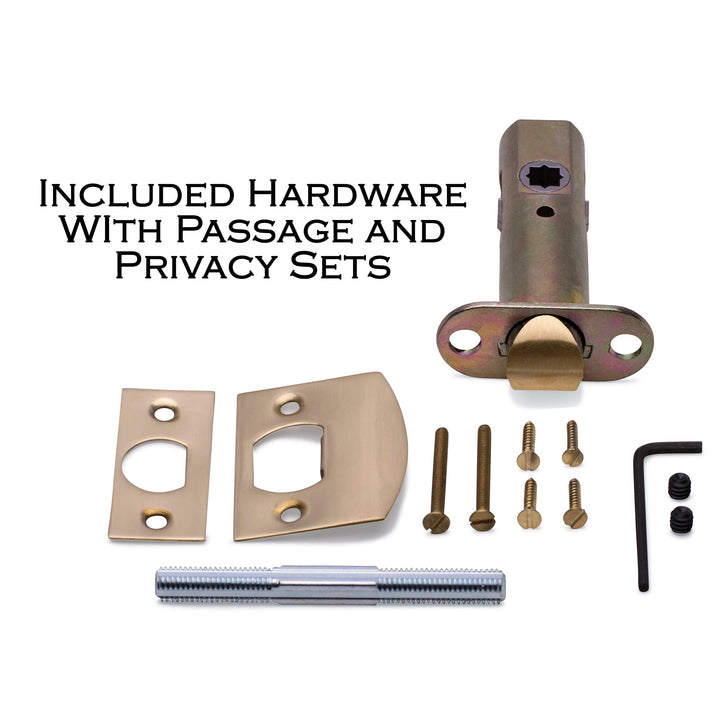 Antique Hardware Emtek Solid Brass Luzern Lever With Modern Rosette (Several Finish Options) EMTEK LEVER DOOR KNOB