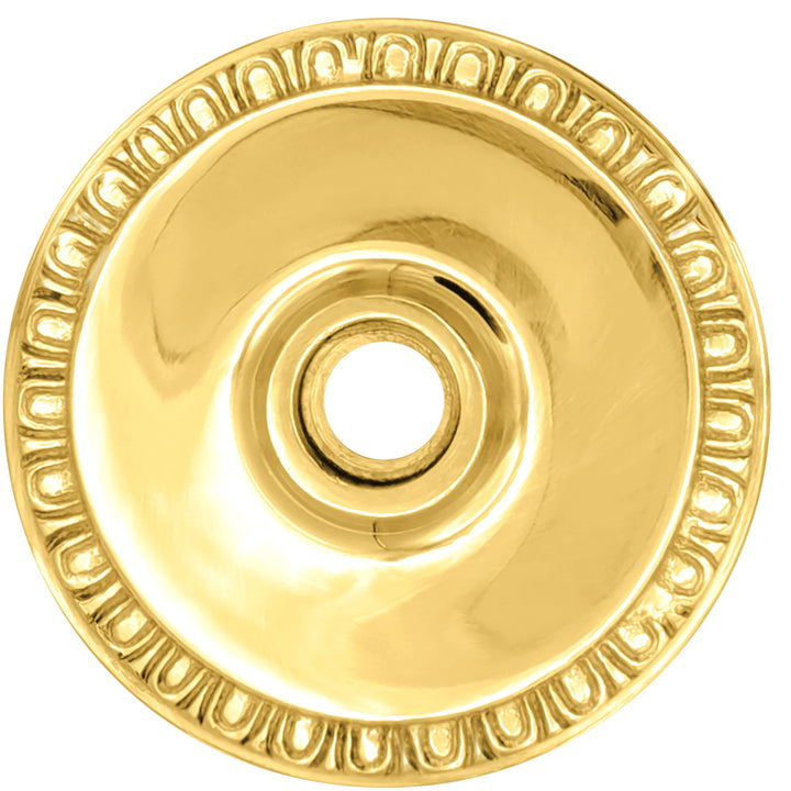 Egg & Dart Solid Brass Rosette (Several Finishes Available)