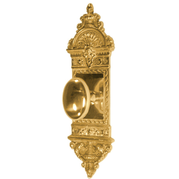 ##Antique Hardware## L'Enfant Small Backplate Door Set with Egg Door Knobs (Several Finishes Available)