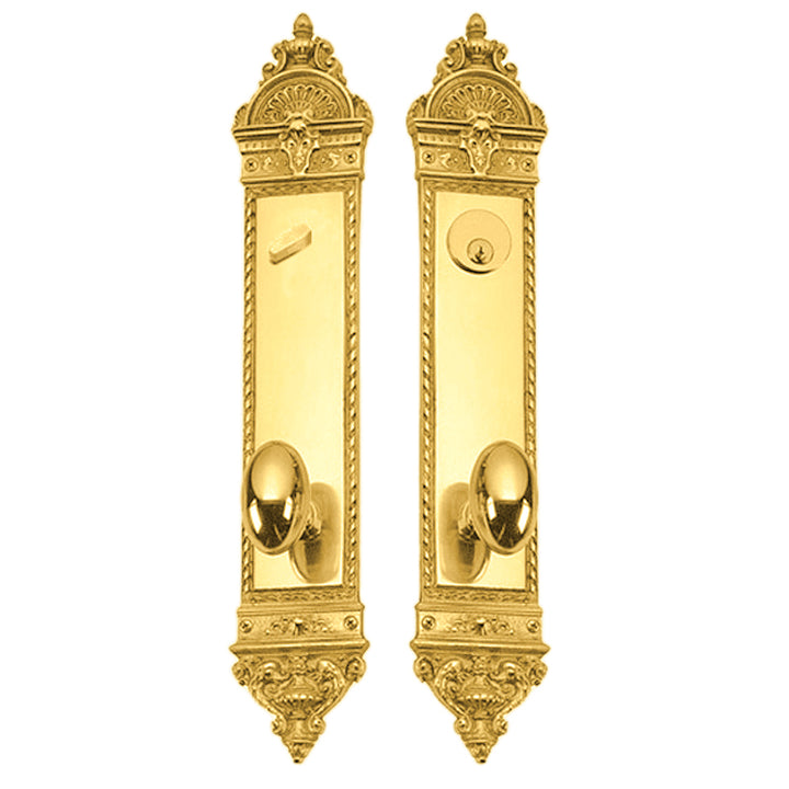 L'Enfant Style Single Door Deadbolt Entryway Set (Several Finishes Available)