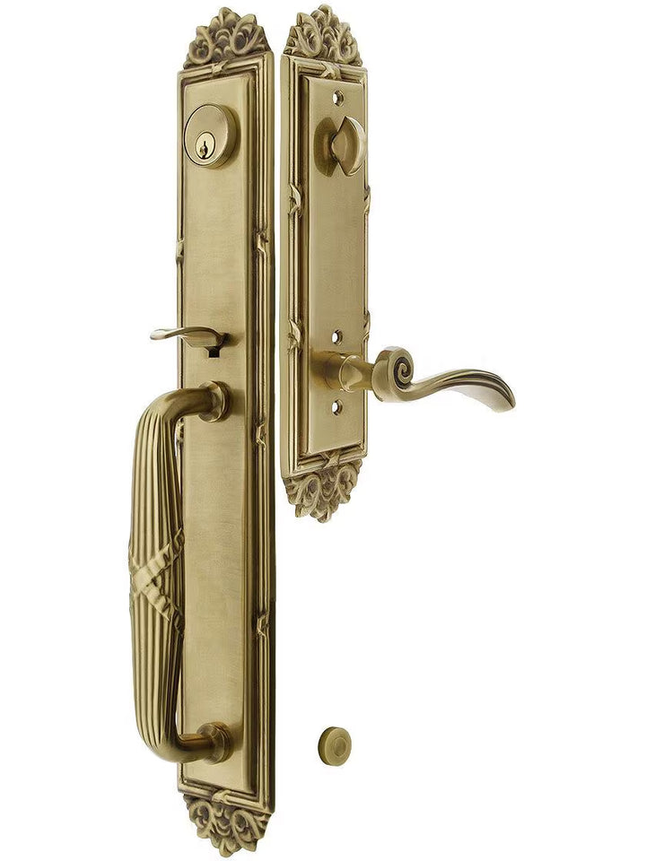 Solid Brass Imperial Style Entryway Set