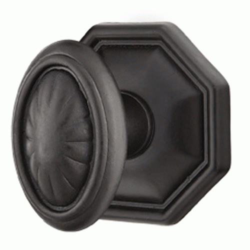 ##Antique Hardware## Solid Brass Lost Wax Parma Door Knob Set With Octagon Rosette (Several Finish Options)