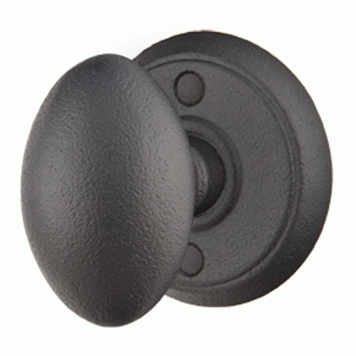 ##Antique Hardware## Solid Brass Savannah Door Knob Set With Disk Rosette (Several Finish Options)