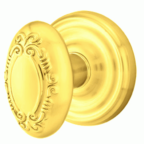 ##Antique Hardware## Solid Brass Victoria Door Knob Set With Regular Rosette (Several Finish Options)