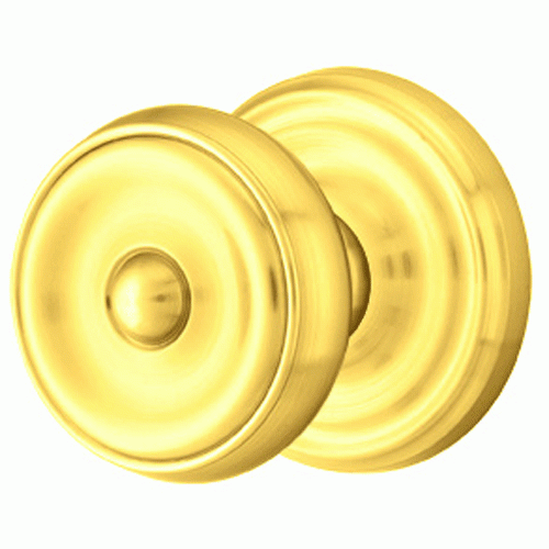 ##Antique Hardware## Solid Brass Waverly Door Knob Set With Regular Rosette (Several Finish Options)