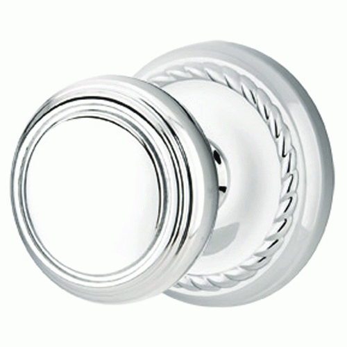 ##Antique Hardware## Solid Brass Norwich Door Knob Set With Rope Rosette (Several Finish Options)