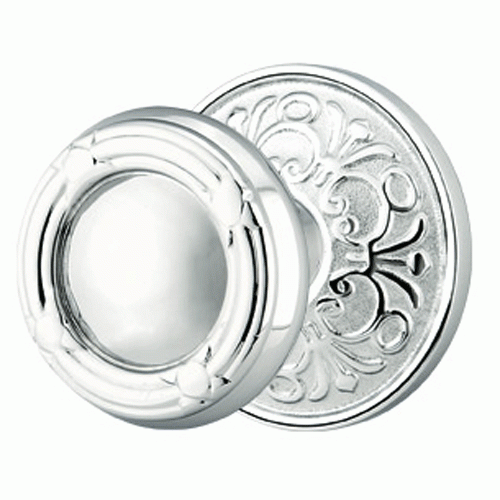 ##Antique Hardware## Solid Brass Ribbon & Reed Door Knob Set With Lancaster Rosette (Several Finish Options)