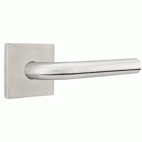 Antique Hardware Emtek Stainless Steel Kiel Lever With Square Rosette EMTEK LEVER DOOR KNOB