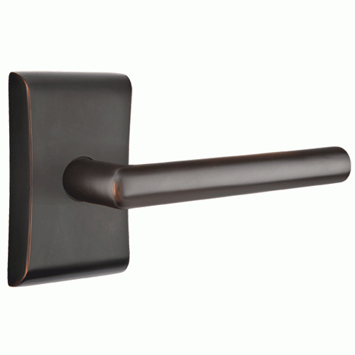 ##Antique Hardware## Emtek Solid Brass Stuttgart Lever With Neos Rosette