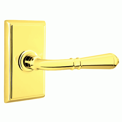 ##Antique Hardware## Emtek Solid Brass Turino Lever With Rectangular Rosette (Many Finishes Available)