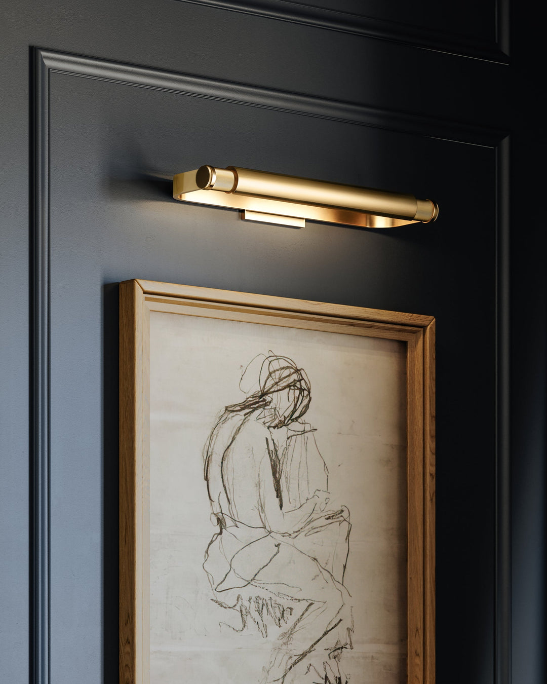 ##Antique Hardware## ELM PARK PICTURE LIGHT