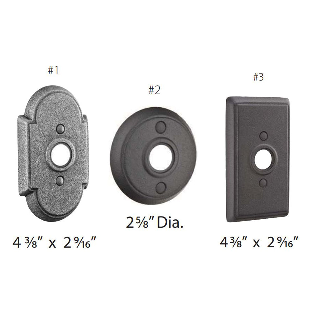 ##Antique Hardware## Wrought Steel Paper Holder Bar Style (Several Finishes Available)