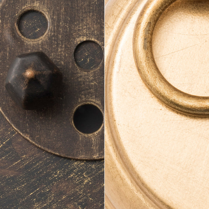 ##Antique Hardware## Zucca 10 Light English Bronze + Antique Gold Chandelier