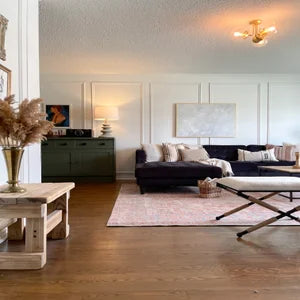 ##Antique Hardware## Meadow Semi Flush