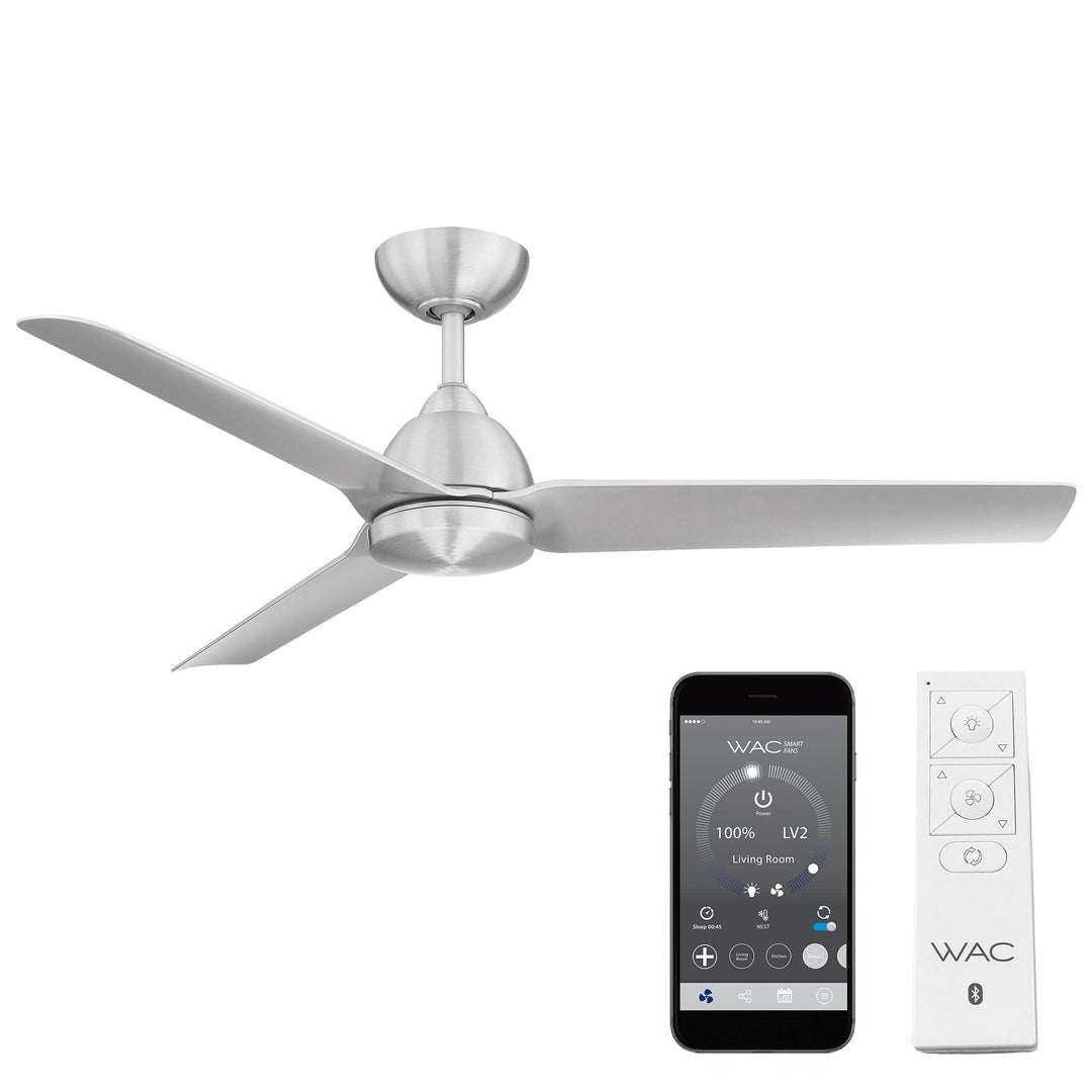 ##Antique Hardware## Mocha 3-Blade Smart Ceiling Fan