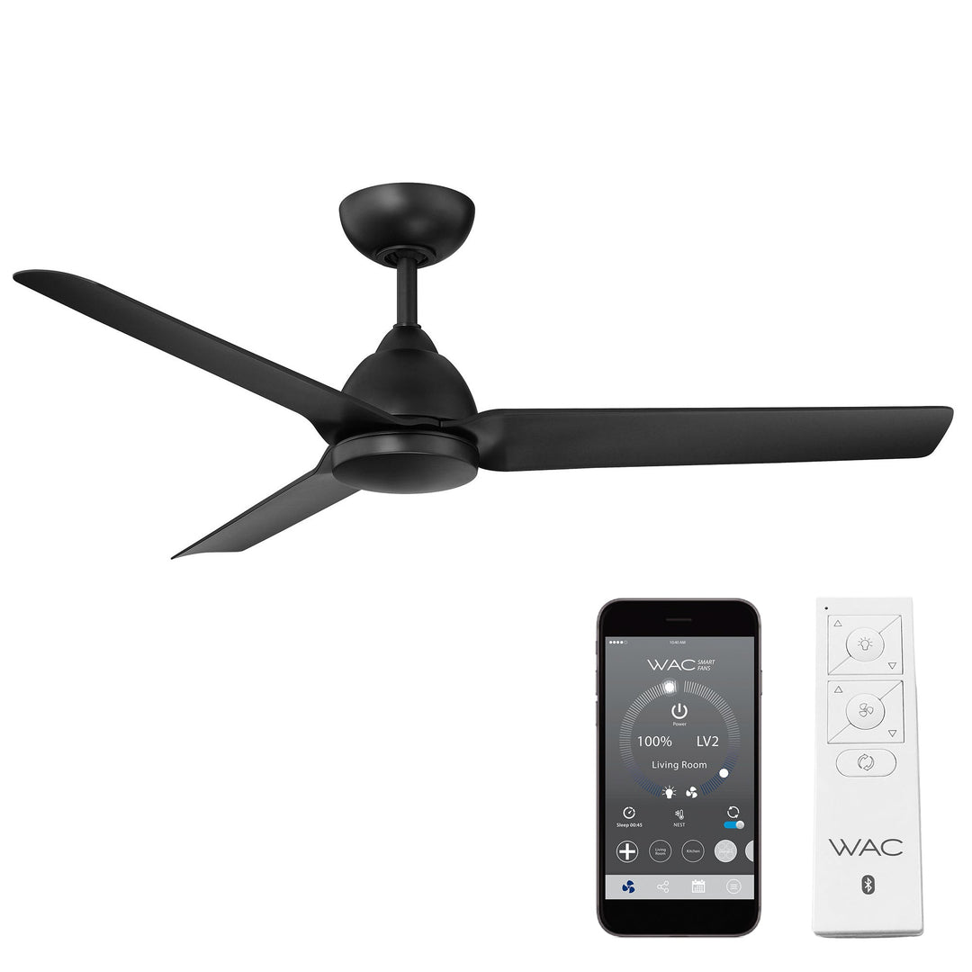 ##Antique Hardware## Mocha 3-Blade Smart Ceiling Fan