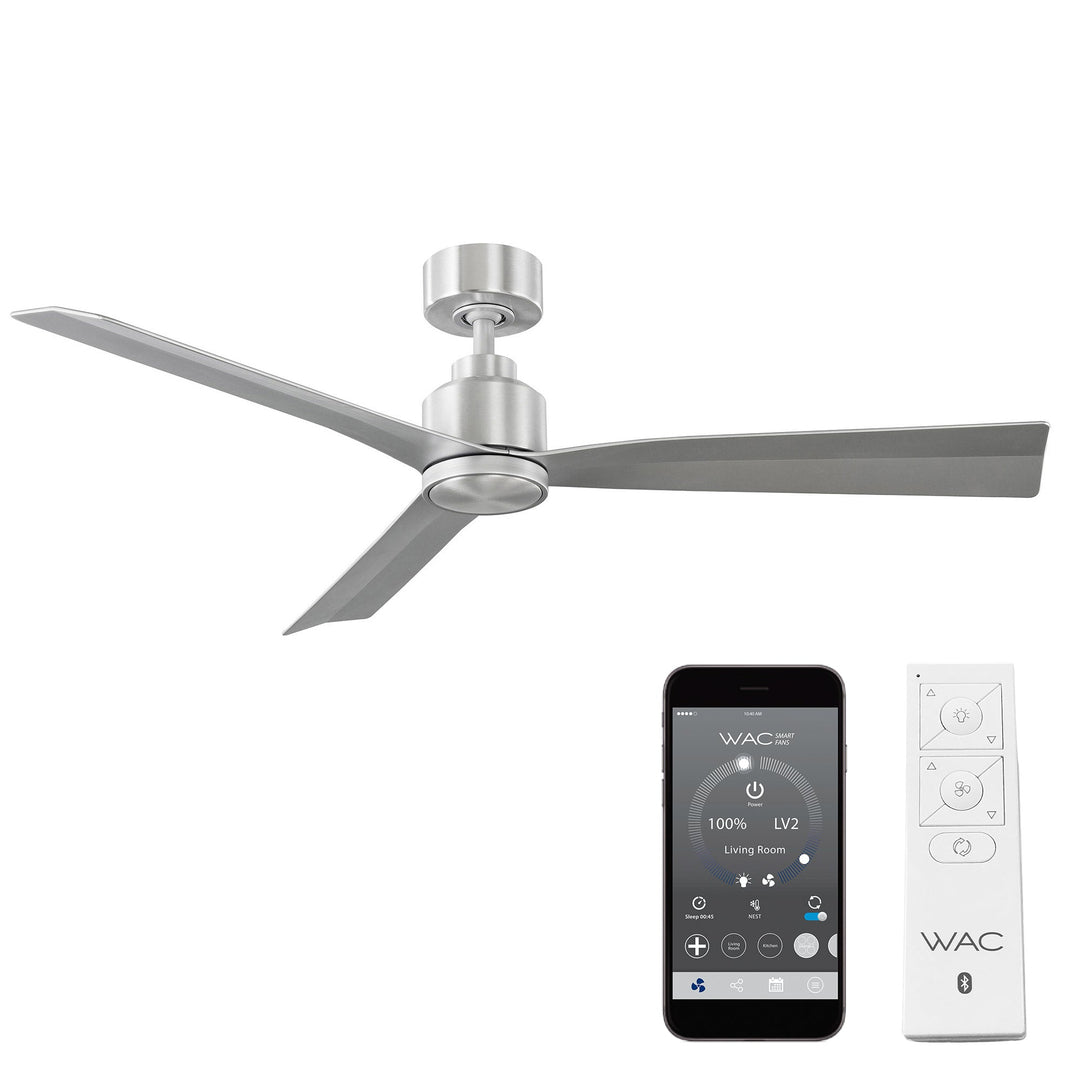 ##Antique Hardware## Clean 3-Blade Smart Ceiling Fan