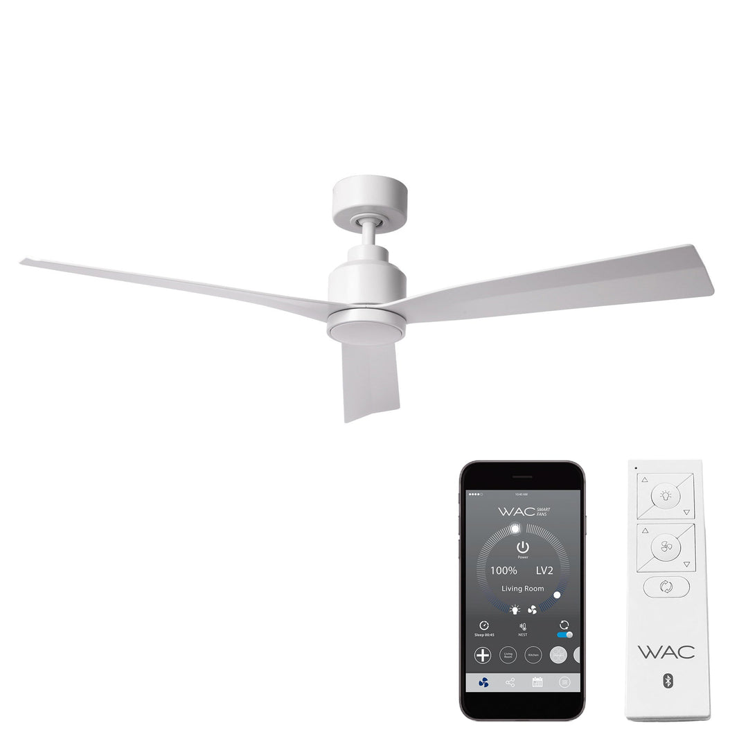 ##Antique Hardware## Clean 3-Blade Smart Ceiling Fan