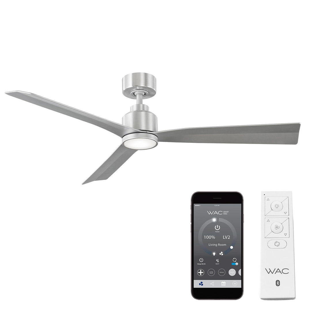 ##Antique Hardware## Clean 3-Blade LED Smart Ceiling Fan